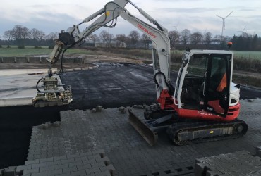 Aanleggen bestrating